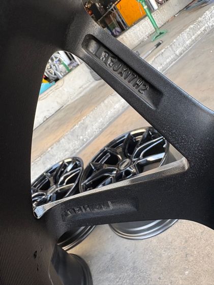 ล้อแม็กขอบ17 BBS CI-R 5รู114 กว้าง8.5 ออฟ35 สีดำเงา ล้อเบา FLOW FORMING งานAuto Option AOW ล้อไทย (ล้อทำสีมาใหม่เพื่อความสวยงาม ไม่มีซ่อม) รูปที่ 9
