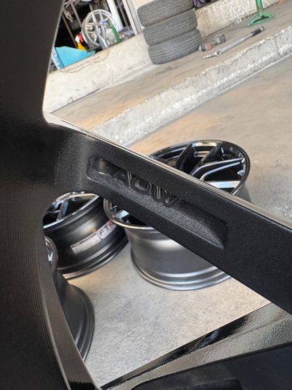 ล้อแม็กขอบ17 BBS CI-R 5รู114 กว้าง8.5 ออฟ35 สีดำเงา ล้อเบา FLOW FORMING งานAuto Option AOW ล้อไทย (ล้อทำสีมาใหม่เพื่อความสวยงาม ไม่มีซ่อม) รูปที่ 8