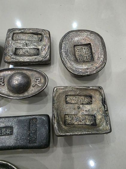 ก้อนสีเงิน หนักๆ สวยหายาก ขายตามสภาพ รุ่นเก่าเหมาๆ ทั้งหมด 8 ก้อน พร้อมส่งครับ รูปที่ 5