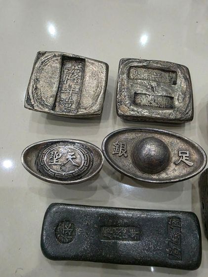 ก้อนสีเงิน หนักๆ สวยหายาก ขายตามสภาพ รุ่นเก่าเหมาๆ ทั้งหมด 8 ก้อน พร้อมส่งครับ รูปที่ 4