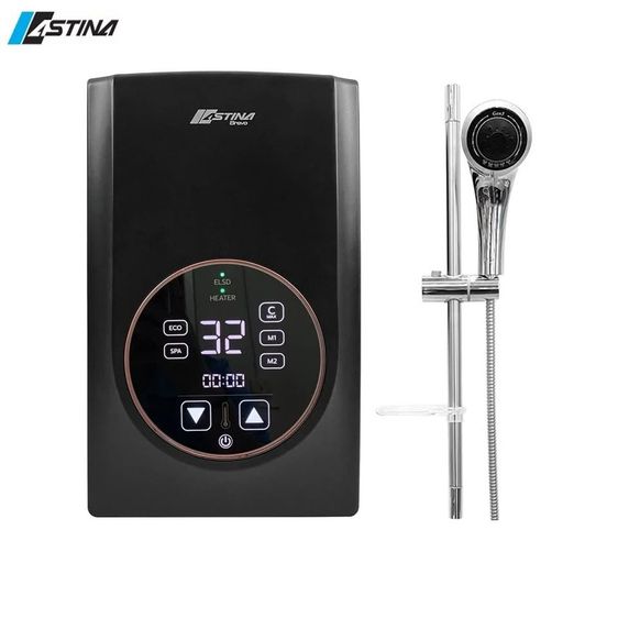ASTINA เครื่องทำน้ำอุ่น รุ่น BRAVO X3 4500วัตต์ สีดำ ระบบ Digital Luxury