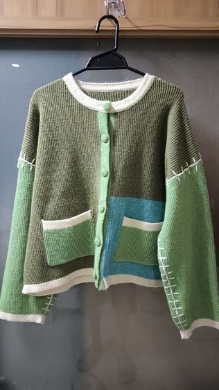 เสื้อคาร์ดิแกนไหมพรม มือ 1 สวยๆ รูปที่ 2