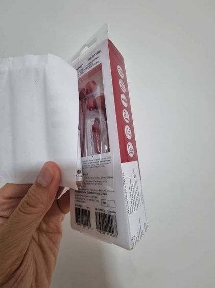 หูฟัง small talk pioneer แท้ซื้อจากห้างเซ็นทรัล ใหม่มือ 1 ใบรับประกันยังไม่แกะ มีอยู่ 3 กล่อง ให้เหมา 3 กล่อง 800 บาทส่งให้ฟรี  รูปที่ 3