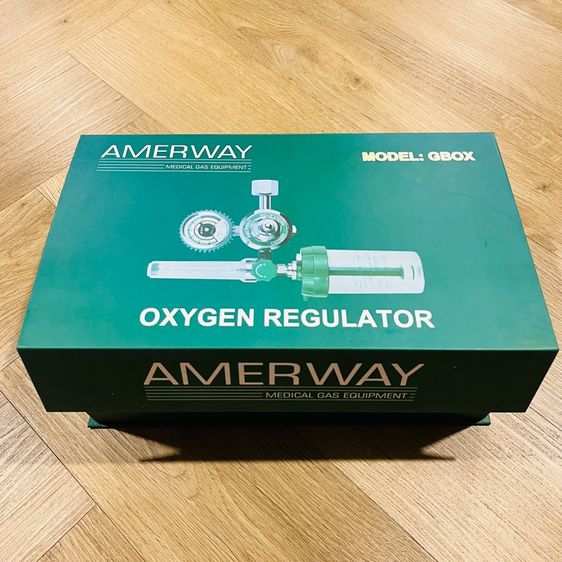เกจ์ออกซิเจน Amerway ครบชุด เหมือนใหม่ รูปที่ 3