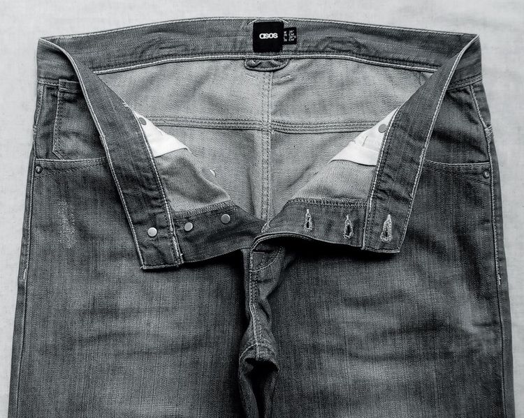 ยีนส์ asos ขัดฟอกสี แต่งเซอร์เดิม รูปที่ 8