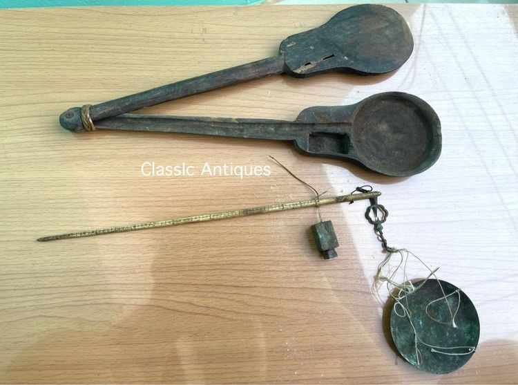 ตาชั่ง โบราณเก่าสะสม A รูปที่ 4