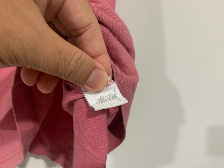 เสื้อยืด STUSSY กระเป๋าอกซ้าย แท้ 💯 size M ขนาด อก 21 ยาว 28.5 นิ้ว สภาพใหม่มาก ดีเทลสวยมาก เนื้อผ้านิ่มมาก หายากน่าสะสมครับ รูปที่ 6