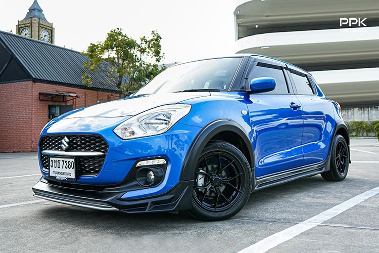 รถ Suzuki Swift 1.2 GL Plus สี น้ำเงิน