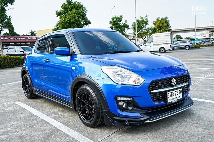 Suzuki Swift 2022 1.2 GL Plus Sedan เบนซิน ไม่ติดแก๊ส เกียร์อัตโนมัติ น้ำเงิน รูปที่ 3