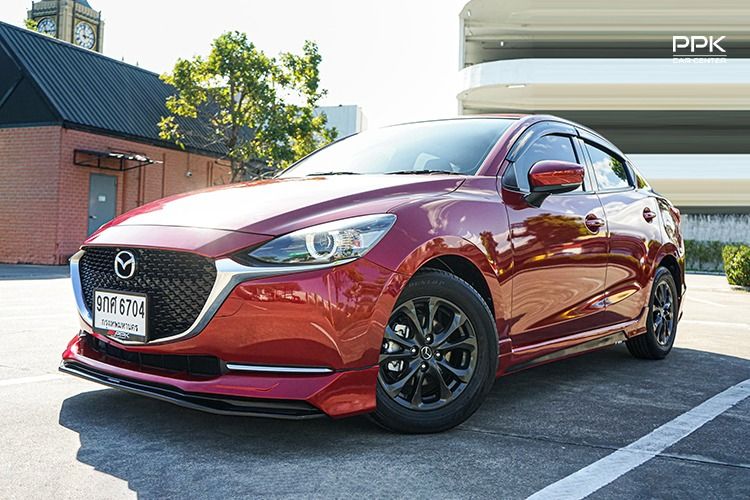 รถ Mazda Mazda 2 1.3 Skyactiv-G S Leather Sedan สี แดง