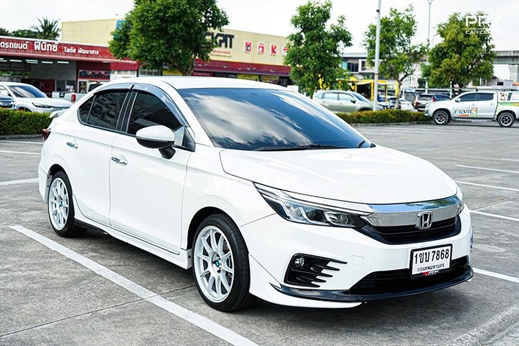 Honda City 2021 1.0 SV Sedan เบนซิน ไม่ติดแก๊ส เกียร์อัตโนมัติ ขาว รูปที่ 3