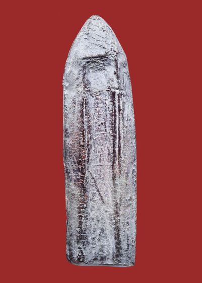 สนิมออกม่วง พระกรุ พระร่วงยืน หลังรางปืน กรุวัดพระศรีมหาธาตุ สุโขทัย   รูปที่ 4