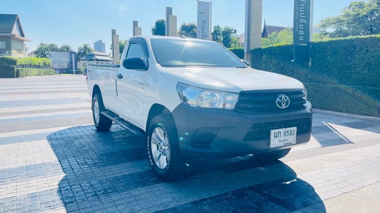 Toyota Hilux Revo 2019 2.8 J 4WD Pickup ดีเซล เกียร์ธรรมดา ขาว รูปที่ 3