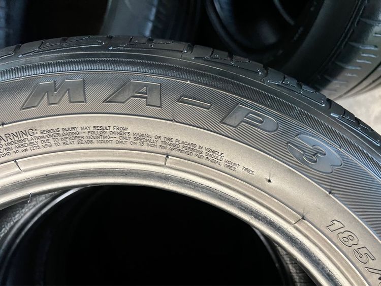 ยาง Maxxis 185 60 15 เส้น 350 บาท สภาพดี รูปที่ 5