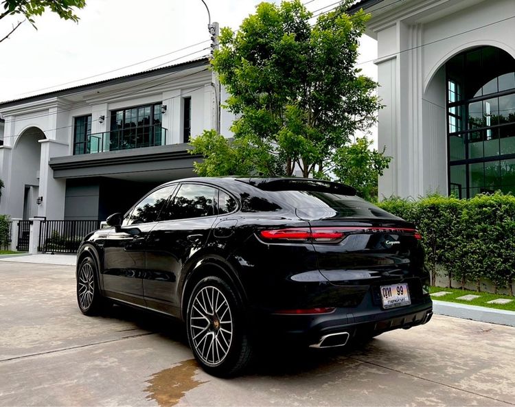 Porsche Cayenne 2022 3.0 E-Hybrid Coupé 4WD Utility-car ไฮบริด ไม่ติดแก๊ส เกียร์อัตโนมัติ ดำ รูปที่ 4
