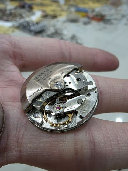 อะไหล่ เครื่อง นาฬิกา ยี่ห้อ Pomer สวยเก่าเก็บ หายาก ขายตามสภาพ น่าสะสม เอาไปทำกำไรต่อได้ครับพี่ๆ พร้อมส่งครับ รูปที่ 7