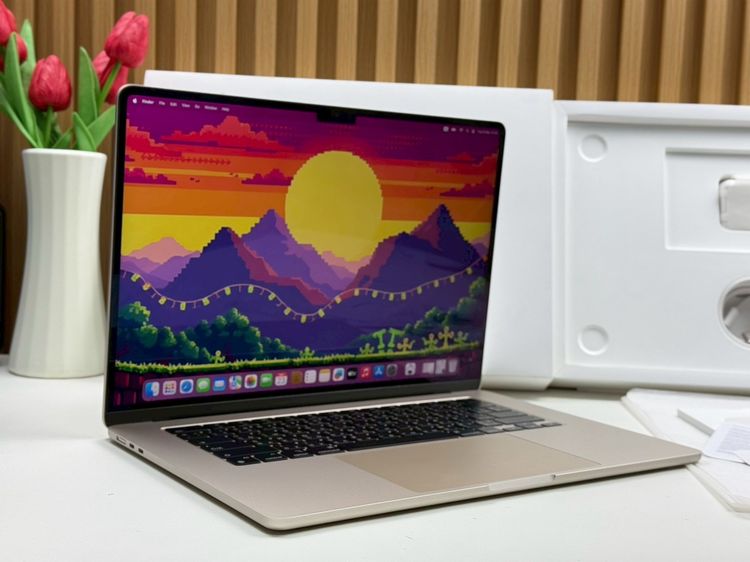 MacBook Air 15-inch M2 2023 Ram8GB SSD256GB Starlight  รูปที่ 3