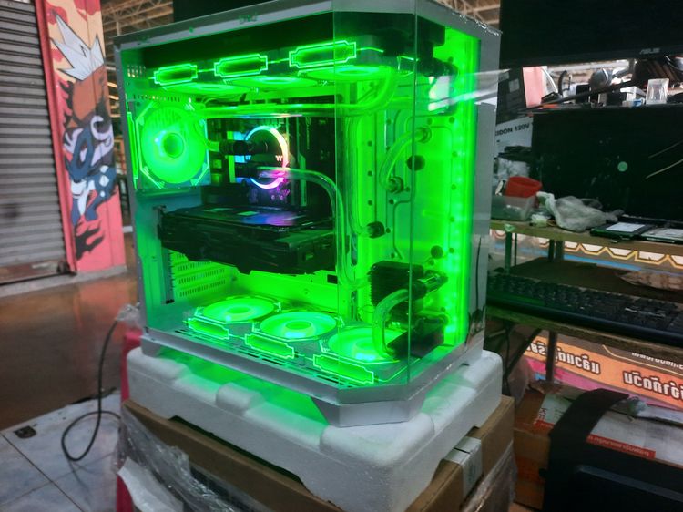 เคสคอมPC พร้อมระบบนํ้าเปิดระบบน้ำเปิดแบบสำเร็จรูปเอาไปติดตั้งเองได้เลย  รูปที่ 11