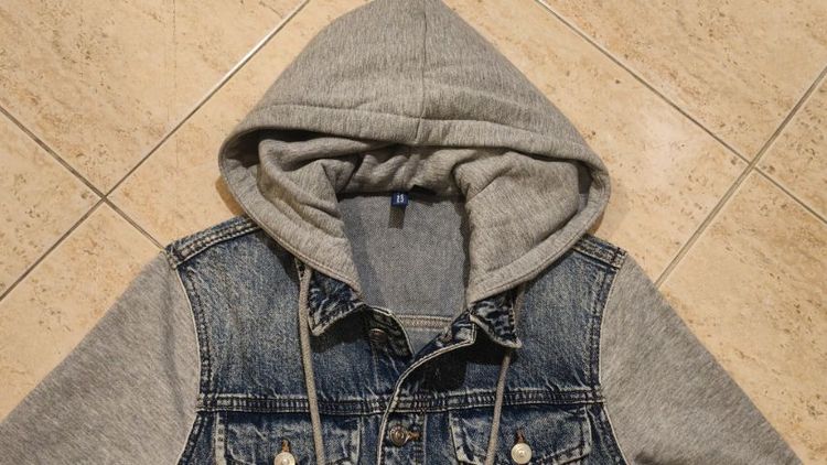 jacket ยีนส์ H และ m size Xs  อก37" ยาว23" รูปที่ 3