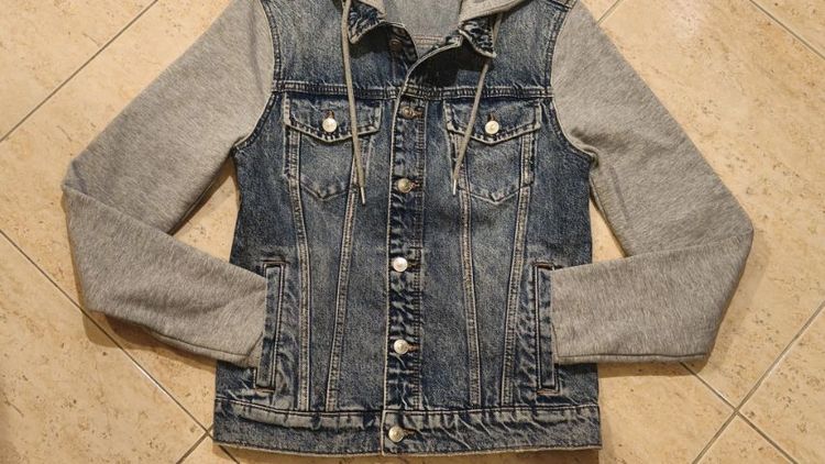 jacket ยีนส์ H และ m size Xs  อก37" ยาว23" รูปที่ 5