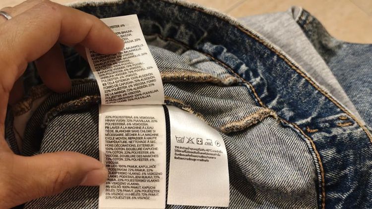 jacket ยีนส์ H และ m size Xs  อก37" ยาว23" รูปที่ 8