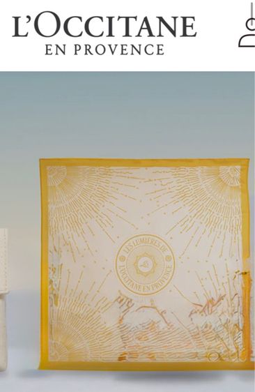 ผ้าคลุมไหล่ ผ้าโพกศรีษะ ผู้หญิง L’OCCITANE ของใหม่(New)450ส่งฟรี limited