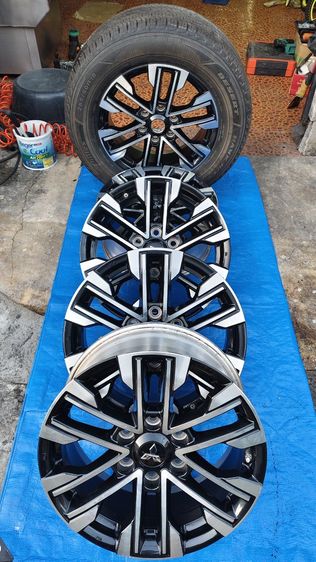 ล้อแม็กเดิมศูนย์รถปาเจโร ขอบ18" 5วงพร้อมยางอะไหลลายเดียวกัน รูปที่ 2