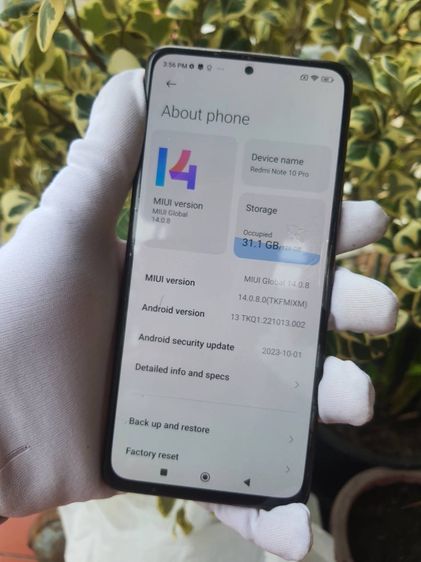 Redmi Note 10 Pro Ram8+3Gb กล้องเทพ เครื่องเดิมสวย รูปที่ 3