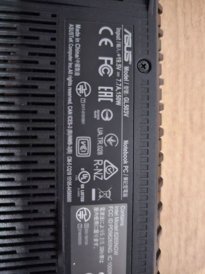 ASUS GL503VD  CPU i7-7700HQ RAM 16Gb Nvidia 4Gb รูปที่ 9