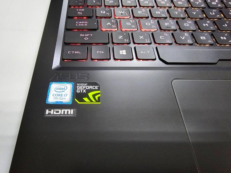 ASUS GL503VD  CPU i7-7700HQ RAM 16Gb Nvidia 4Gb รูปที่ 4