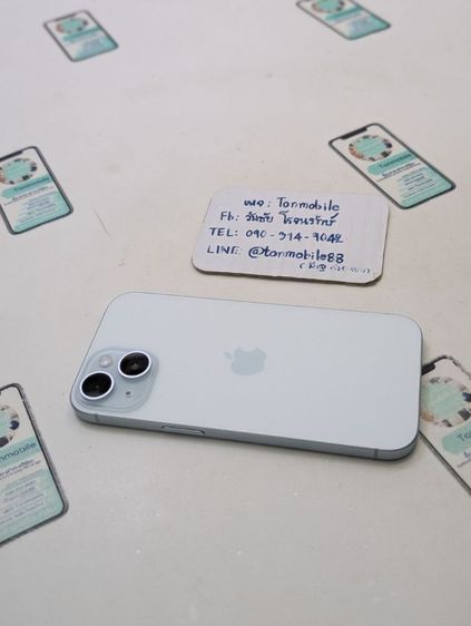 ขาย เทิร์น iPhone 15 128 Blue ศูนย์ไทย สภาพใหม่เอี่ยม อุปกรณ์ครบยกกล่อง ขาดสายชาร์จ สุขภาพแบต 88 เพียง 15,990 บาท ครับ  รูปที่ 4
