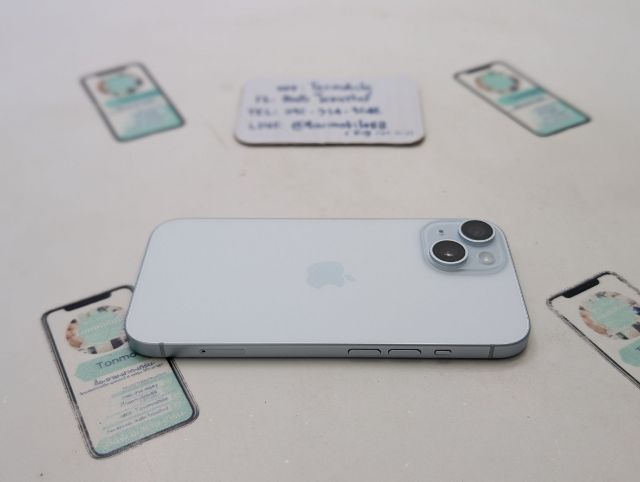 ขาย เทิร์น iPhone 15 128 Blue ศูนย์ไทย สภาพใหม่เอี่ยม อุปกรณ์ครบยกกล่อง ขาดสายชาร์จ สุขภาพแบต 88 เพียง 15,990 บาท ครับ  รูปที่ 6