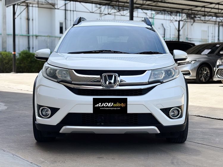 Honda BR-V 2016 1.5 SV Utility-car เบนซิน ไม่ติดแก๊ส เกียร์อัตโนมัติ ขาว รูปที่ 2
