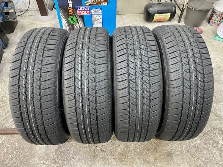 ล้อแม็ก TOYOTA FORTUNER LEADER ขอบ 18” ถอดป้ายแดง ยาง BRIDGESTONE 265-60R18 ปี 25 สีเส้นตุ่มหน้ายางยังอยู่ครบ รูปที่ 15