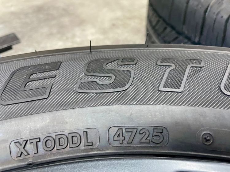 ล้อแม็ก TOYOTA FORTUNER LEADER ขอบ 18” ถอดป้ายแดง ยาง BRIDGESTONE 265-60R18 ปี 25 สีเส้นตุ่มหน้ายางยังอยู่ครบ รูปที่ 9
