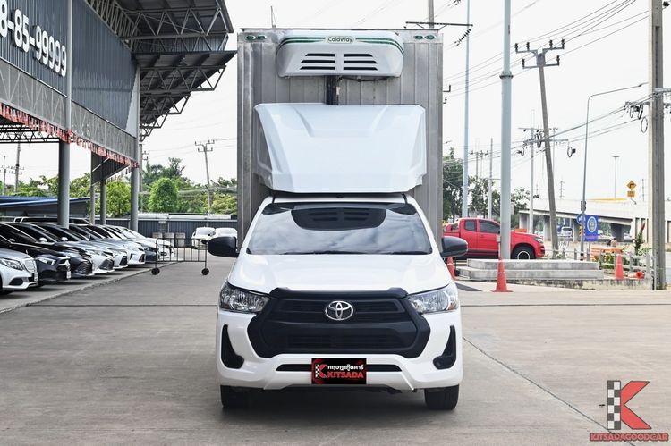 Toyota Hilux Revo 2021 2.4 Entry Pickup ดีเซล ไม่ติดแก๊ส เกียร์ธรรมดา ขาว รูปที่ 2