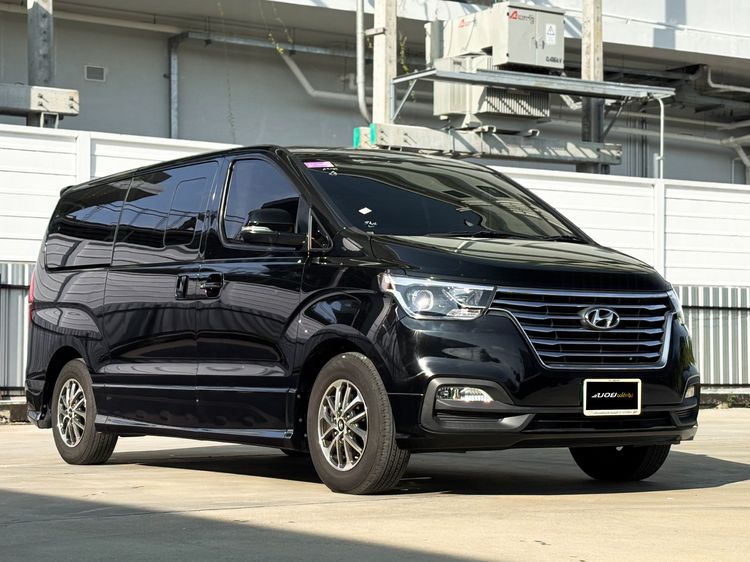 Hyundai H-1 2019 2.5 Elite Utility-car ดีเซล ไม่ติดแก๊ส เกียร์อัตโนมัติ ดำ รูปที่ 3