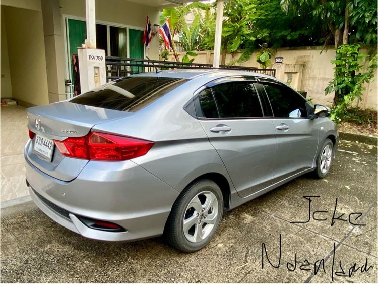 Honda City 2018 1.5 S Sedan เบนซิน ไม่ติดแก๊ส เกียร์อัตโนมัติ บรอนซ์เงิน รูปที่ 4