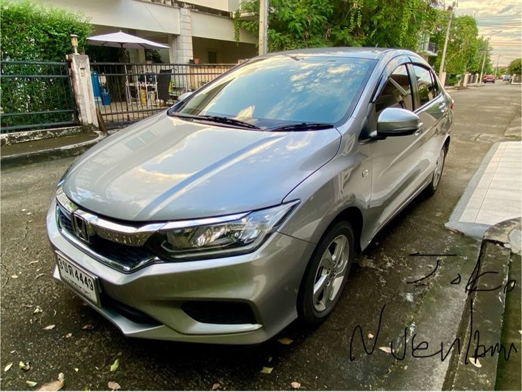 Honda City 2018 1.5 S Sedan เบนซิน ไม่ติดแก๊ส เกียร์อัตโนมัติ บรอนซ์เงิน รูปที่ 3