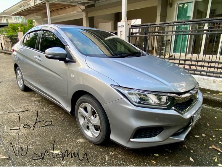 Honda City 2018 1.5 S Sedan เบนซิน ไม่ติดแก๊ส เกียร์อัตโนมัติ บรอนซ์เงิน รูปที่ 2