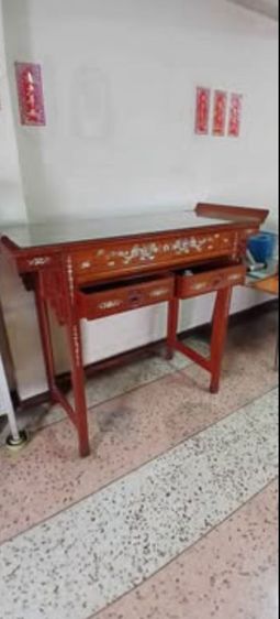 ขายด่วนโต๊ะไม้ประดู่ลายมังกรโบราณ ฝังมุก รูปที่ 2