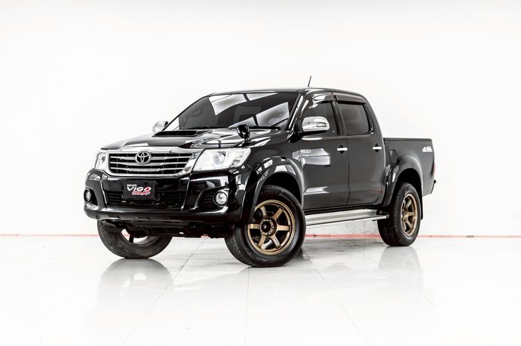 รถ Toyota Hilux Vigo 2.5 Double Cab E Prerunner สี ดำ
