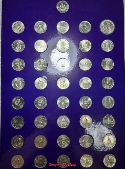 แผง,เหรียญนิกเกิล 2 บาท ที่ระลึกในรัชกาลที่9 ครบชุด รวม 41 วาระ (41 เหรียญ) รูปที่ 7