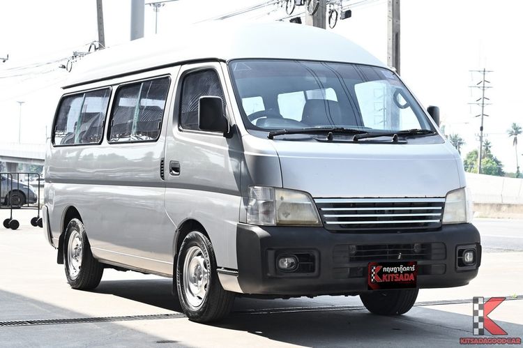 Nissan Urvan 2004 3.0 VX ZDi Van ดีเซล ไม่ติดแก๊ส เกียร์ธรรมดา บรอนซ์เงิน