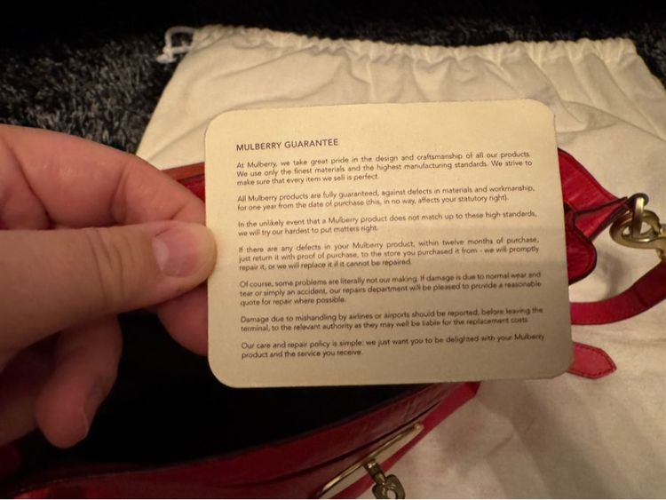รุ่นฮิต กระเป๋า Mulberry Alexa มือ 2 ของแท้ รูปที่ 6