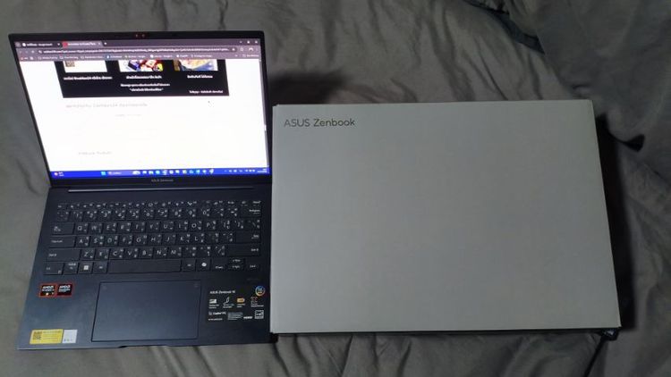 ขาย Asus Zenbook14 จอ 14" Ram 32GB Rom 1TB ใช้เองสภาพนางฟ้า  ประกันเหลือ 18.7.2028