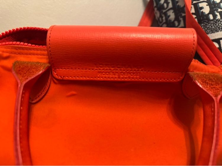 Long Champ Neo Nylon สีส้ม มือ 2 ของแท้ รูปที่ 2