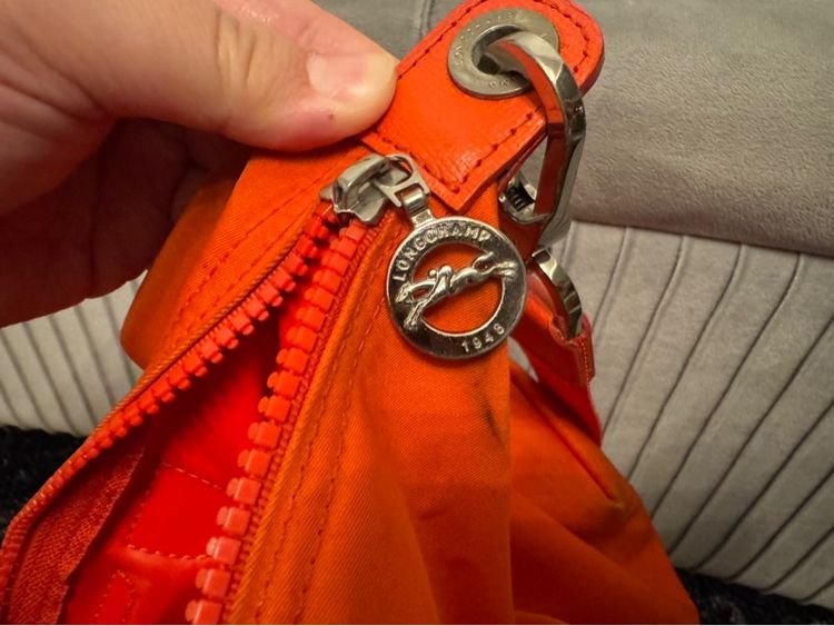 Long Champ Neo Nylon สีส้ม มือ 2 ของแท้ รูปที่ 6