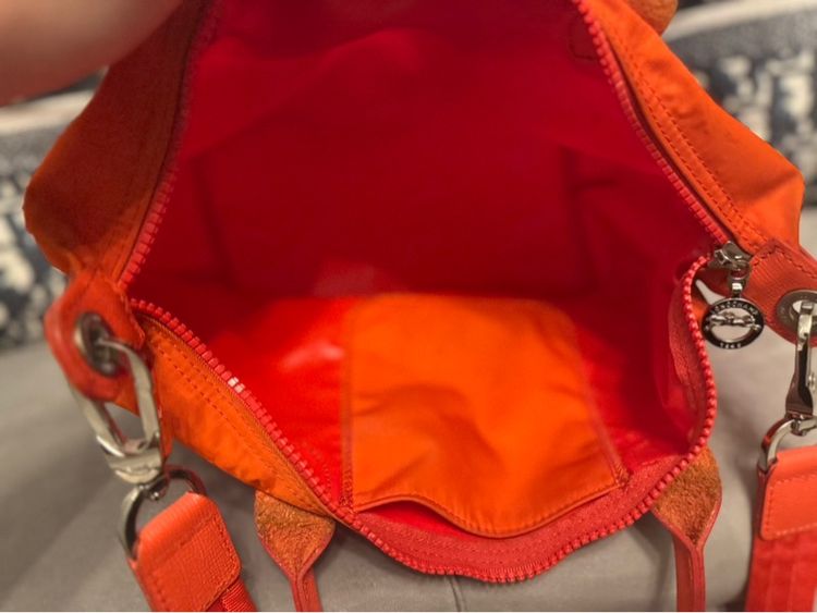 Long Champ Neo Nylon สีส้ม มือ 2 ของแท้ รูปที่ 11