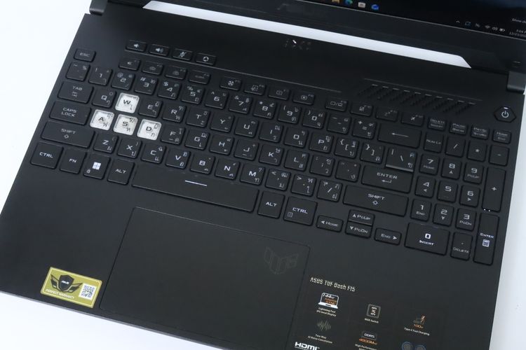 ASUS TUF DASH F15 FX517ZE-HN007W  Core i7-12650H RTX3050Ti ID25120266 RAM16GB-SSD512GB รูปที่ 2